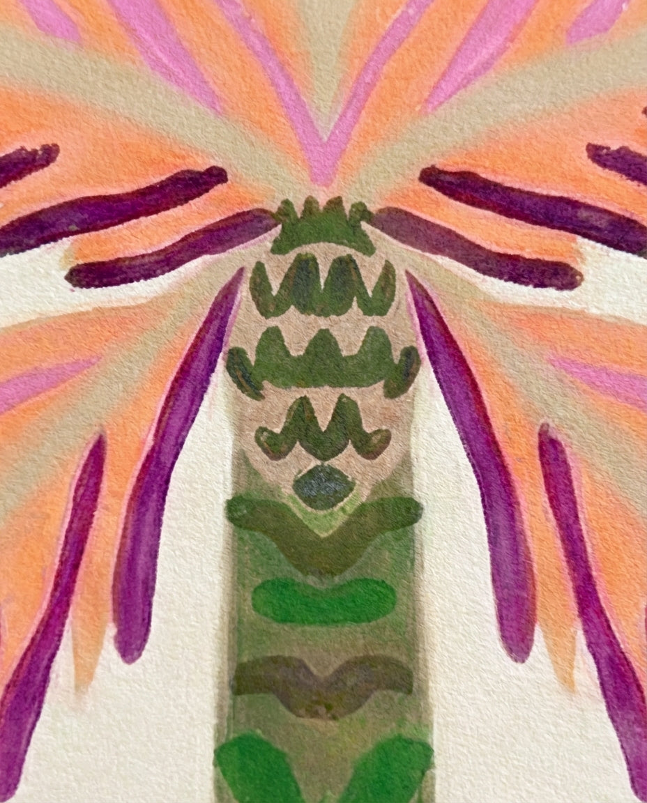 Sunset Palm